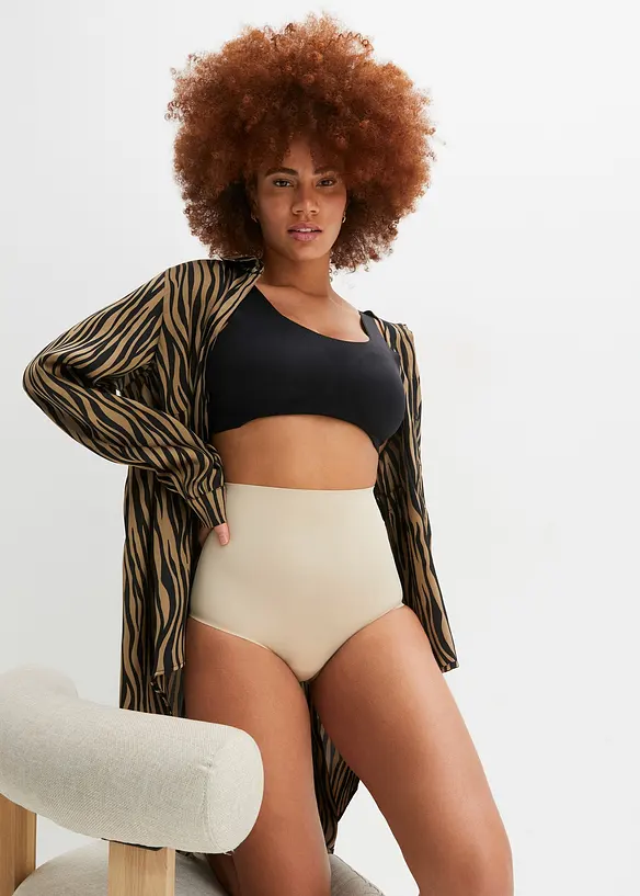 Slip sculptant sans couture, maintien léger, bonprix