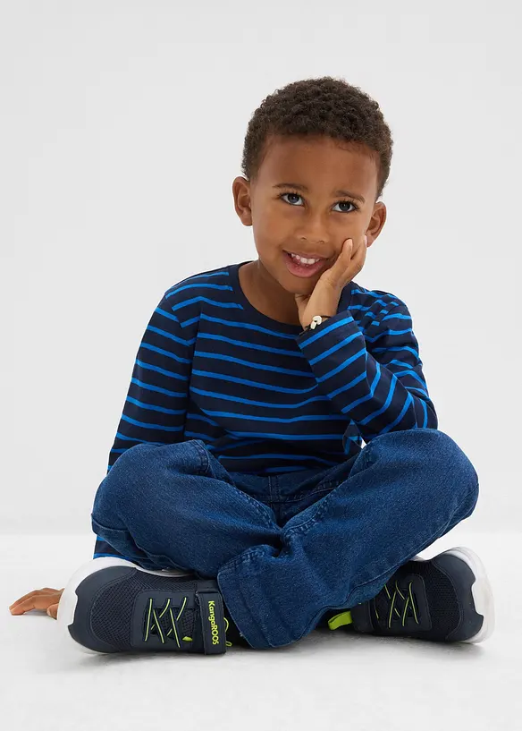 Jean chaud garçon avec doublure jersey, bonprix