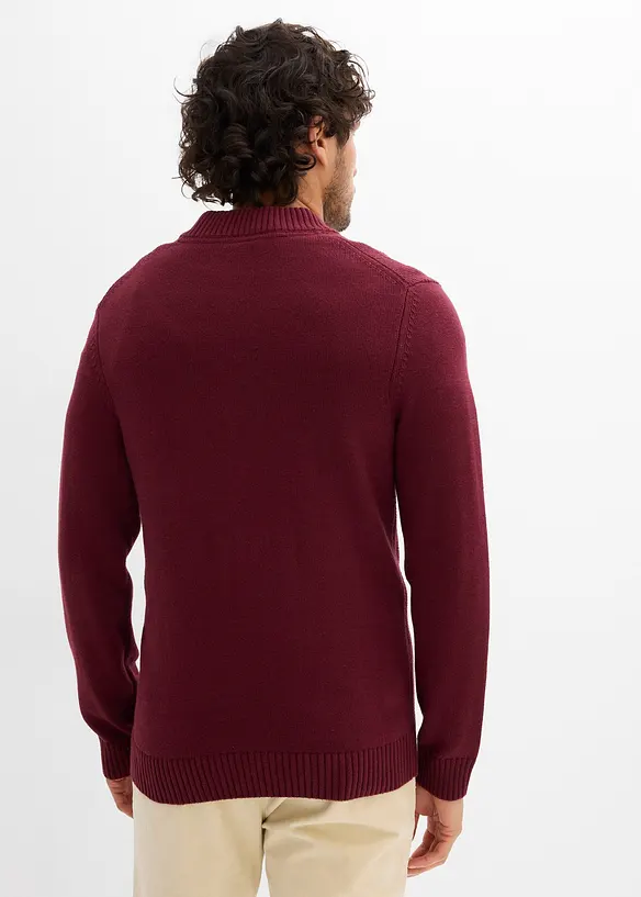 Gilet en fine maille 100% coton, bonprix