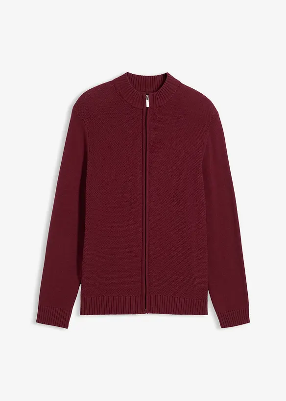 Gilet en fine maille 100% coton, bonprix