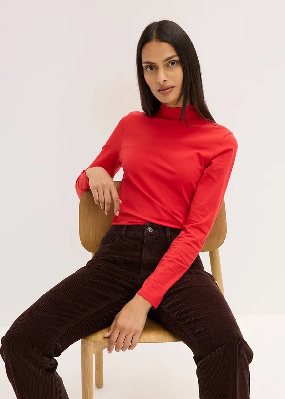 Pantalon évasé en velours côtelé, bonprix