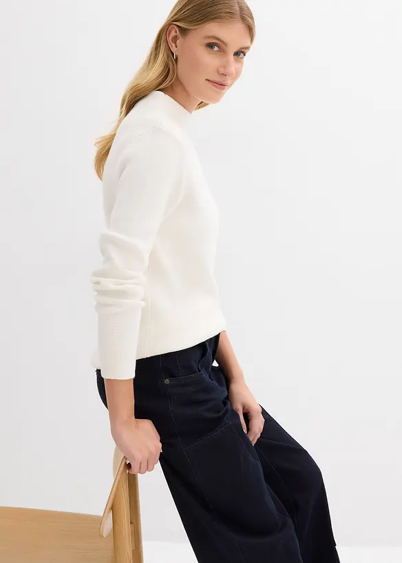 Pull à col montant, bonprix