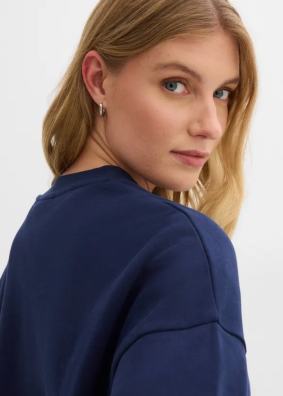 Sweat oversize 100% coton, bonprix