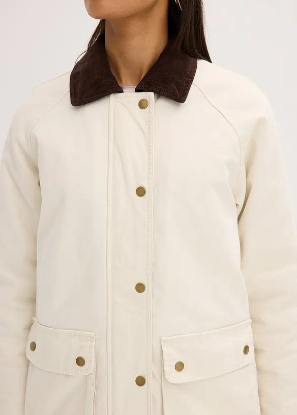 Veste rembourrée en twill, bonprix