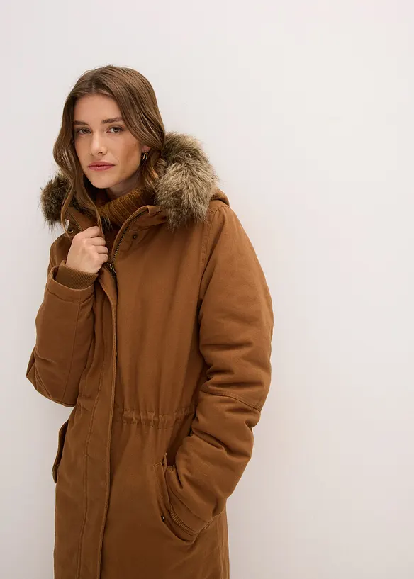 Parka longue et rembourrée, bonprix