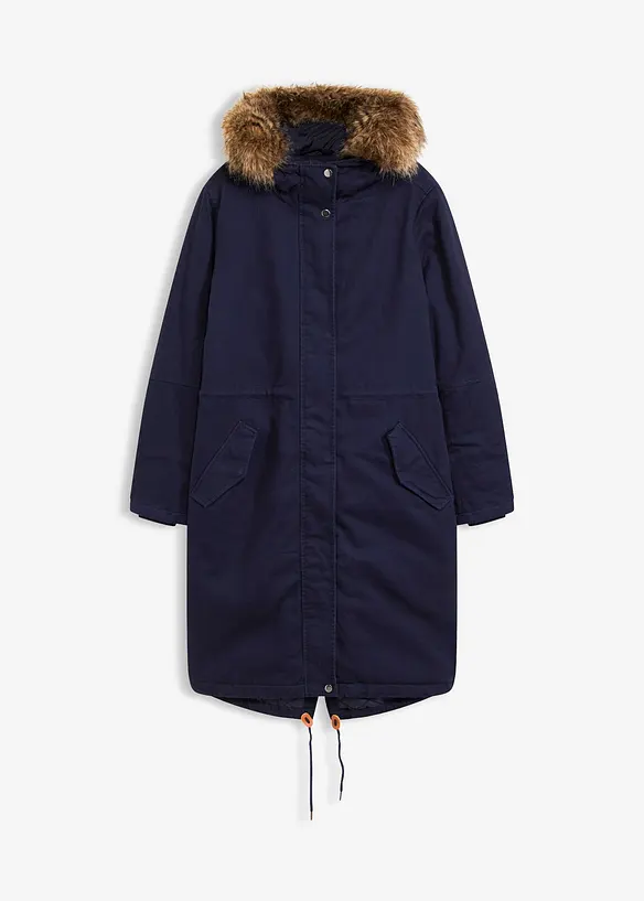 Parka longue et rembourr&eacute;e, bonprix