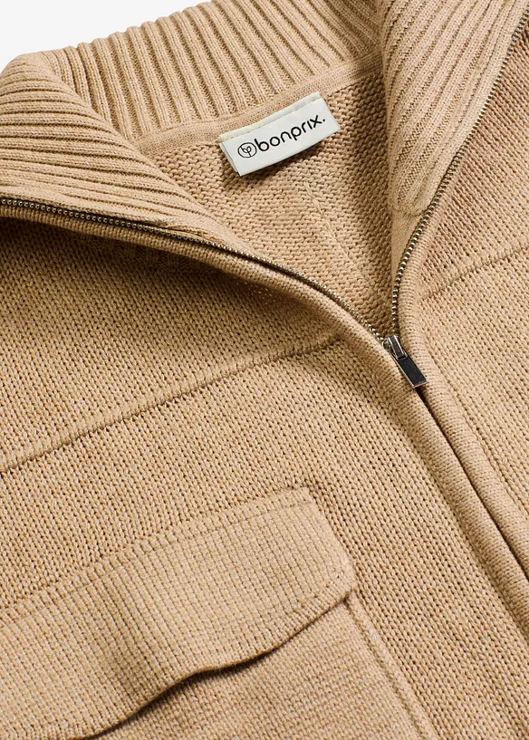 Gilet oversize en fine maille, bonprix