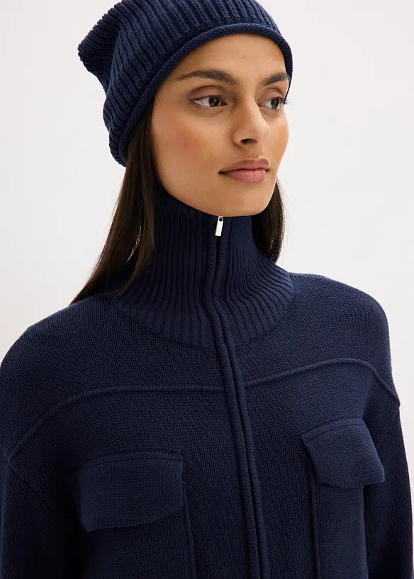 Gilet oversize en fine maille, bonprix