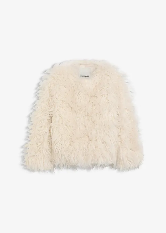 Veste peluche oversize, bonprix
