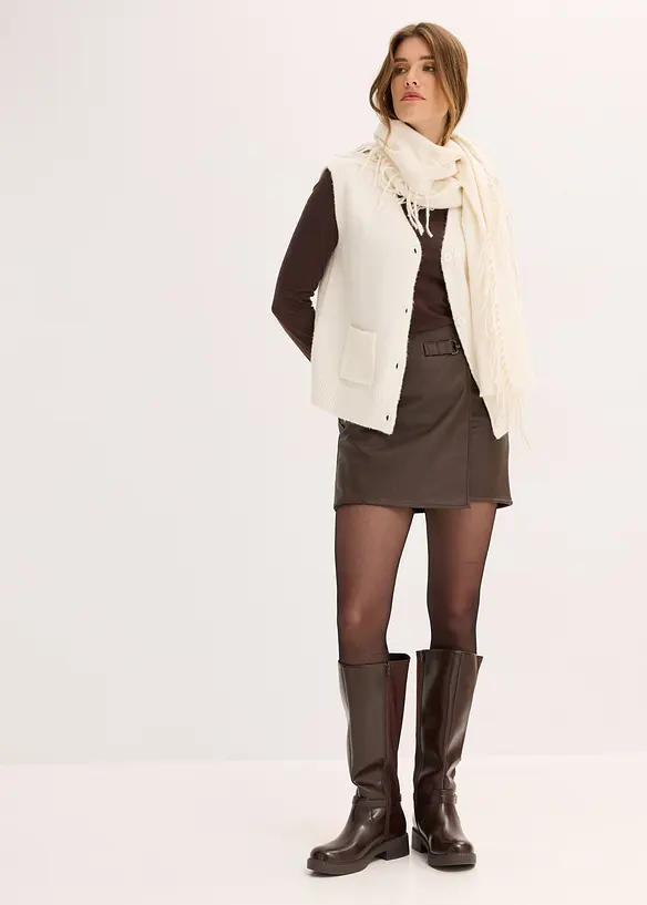 Gilet sans manches en maille, bonprix