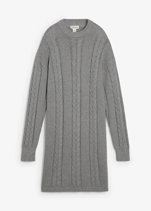 Robe en maille 100% coton, bonprix