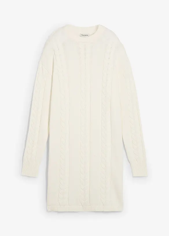 Robe en maille 100% coton, bonprix