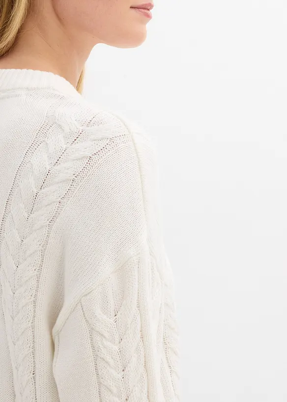 Robe en maille 100% coton, bonprix