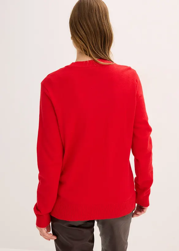 Gilet long en maille douce, bonprix