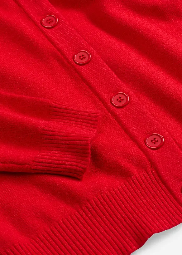 Gilet long en maille douce, bonprix