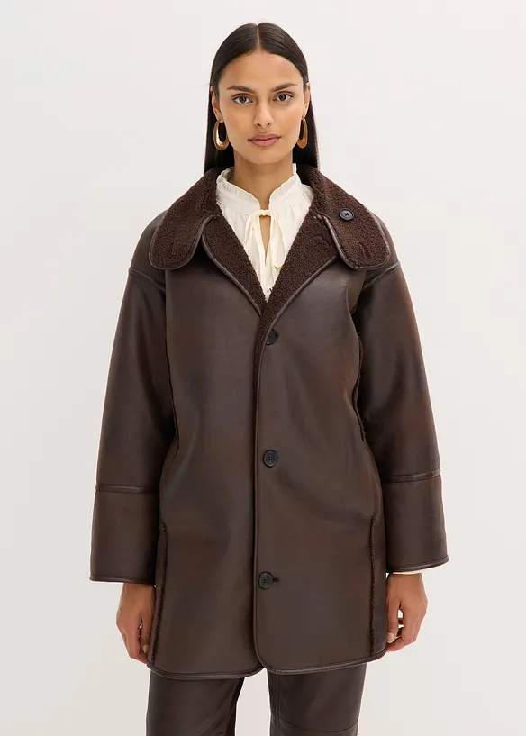 Veste en sherpa, bonprix