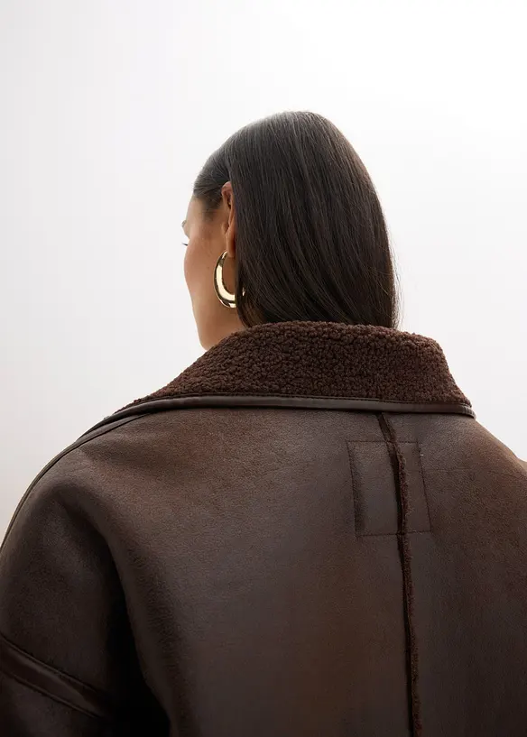 Veste en sherpa, bonprix