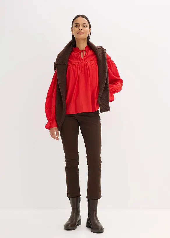 Blouse légère en viscose mélangée, bonprix