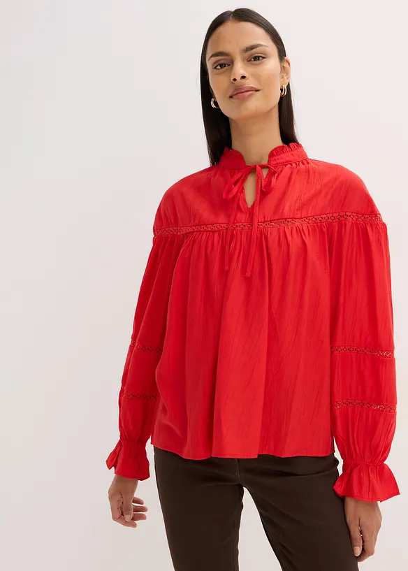 Blouse légère en viscose mélangée, bonprix