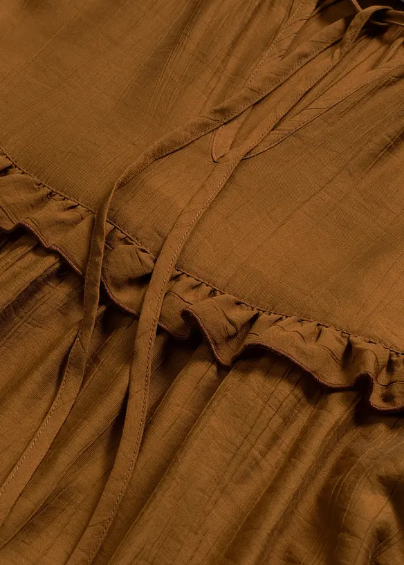 Robe courte en fine viscose mélangée, bonprix