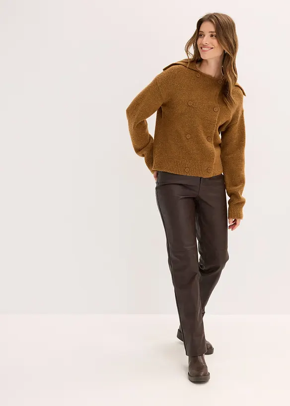 Gilet en grosse maille, bonprix