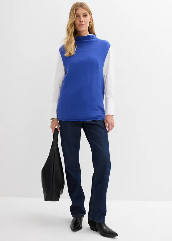 Pull sans manches 100% coton, bonprix