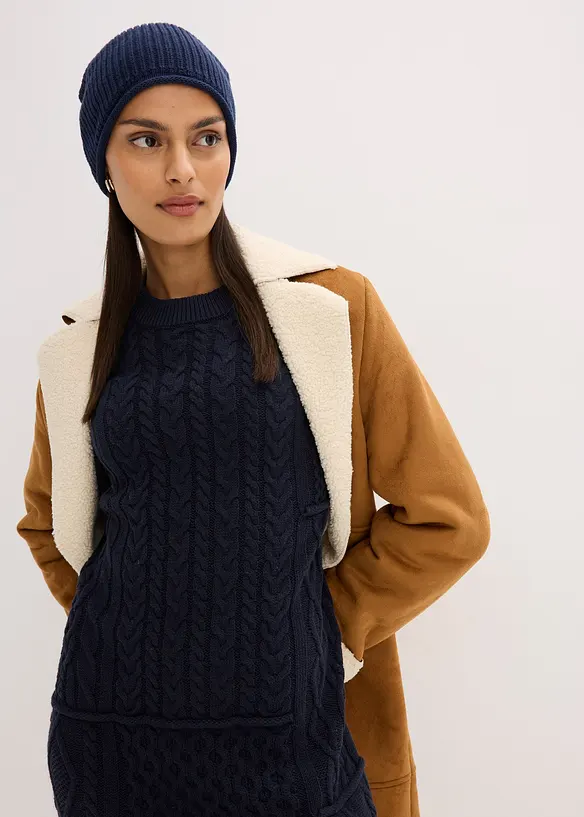 Robe en maille torsadée, bonprix