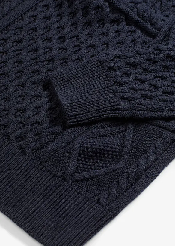 Robe en maille torsadée, bonprix