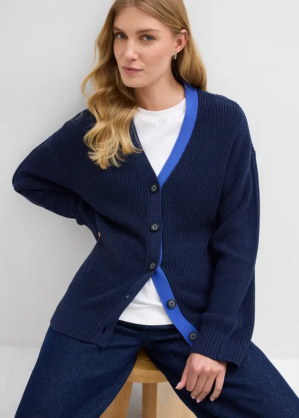 Cardigan 100% coton, bonprix