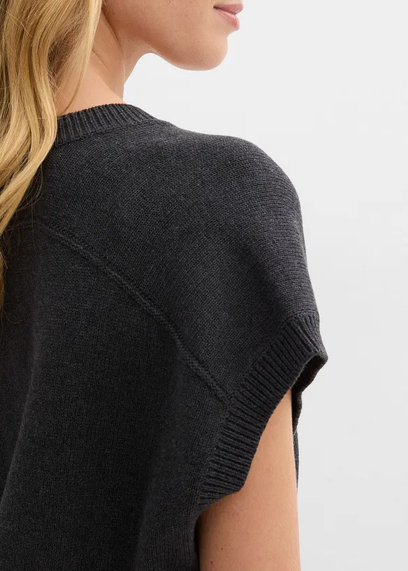 Pull sans manches 100% coton, bonprix