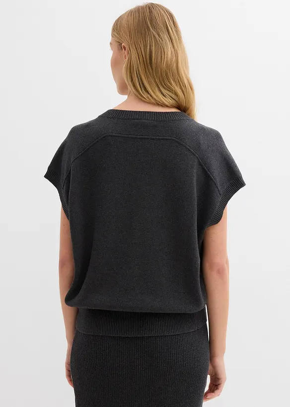 Pull sans manches 100% coton, bonprix