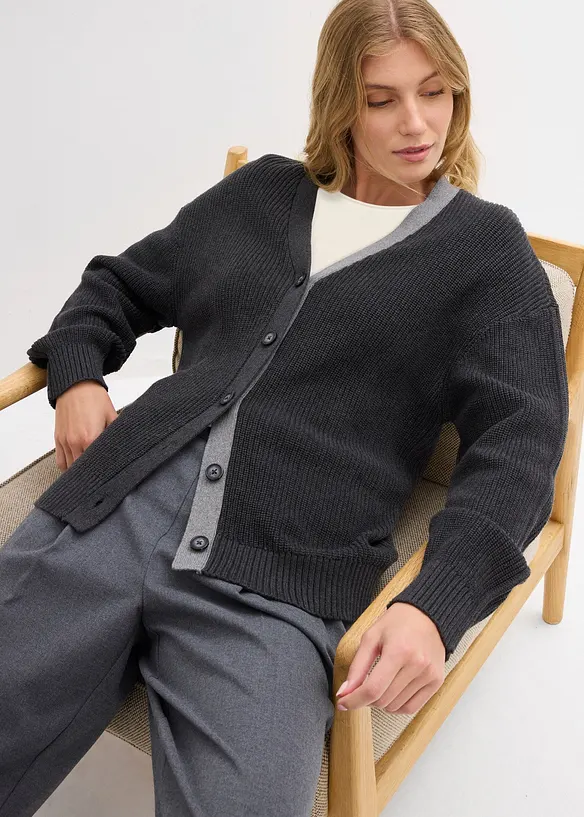 Cardigan 100% coton, bonprix