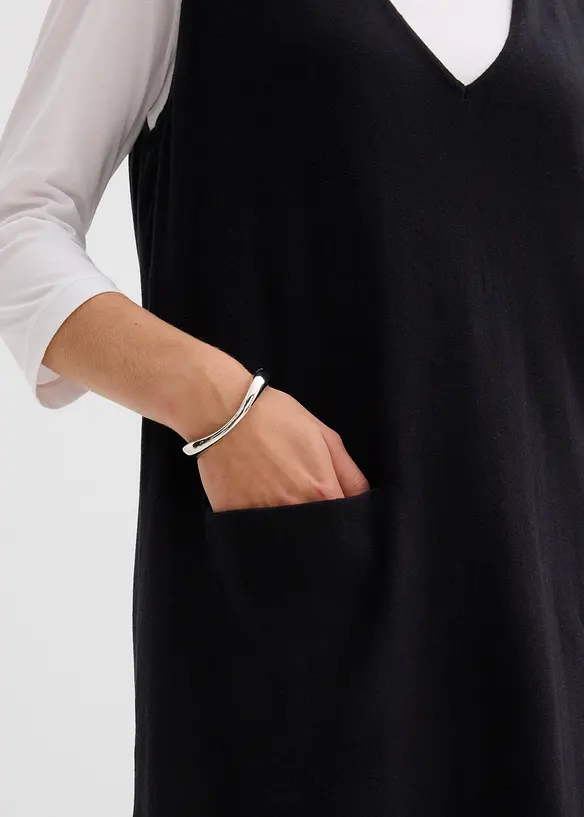 Robe en maille 100% coton, bonprix