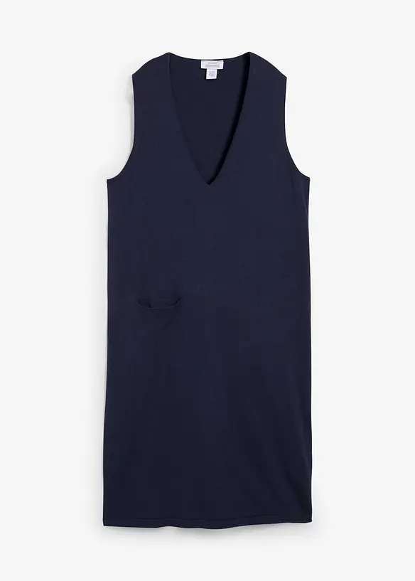 Robe en maille 100% coton, bonprix