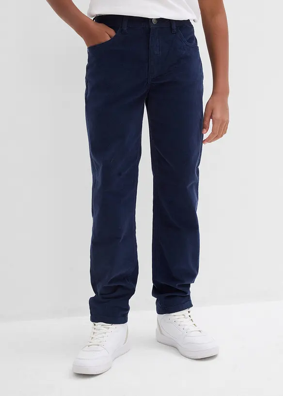 Pantalon regular en velours côtelé, droit, bonprix