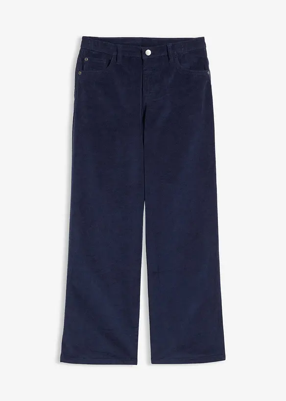 Pantalon en velours côtelé doux, bonprix