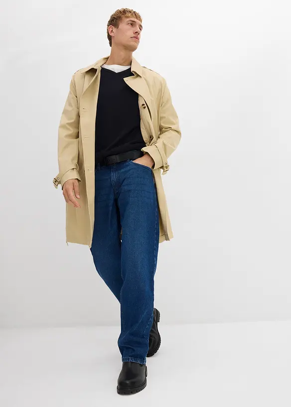 Pull en fine maille avec laine mérinos, bonprix