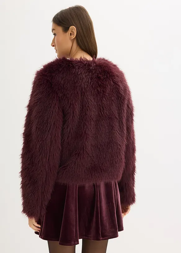 Veste en peluche, bonprix