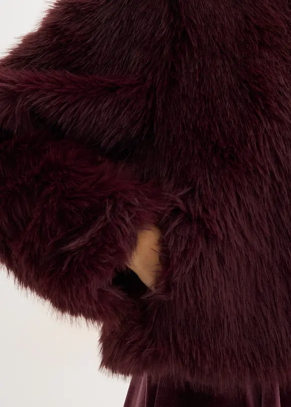 Veste en peluche, bonprix