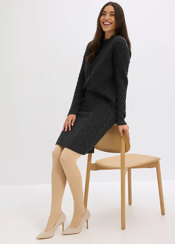 Collant chaud en polaire 140den, bonprix