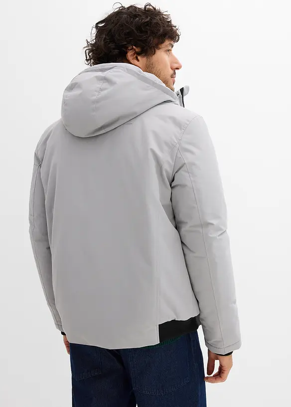 Blouson d’hiver à capuche et détails sportifs, bonprix