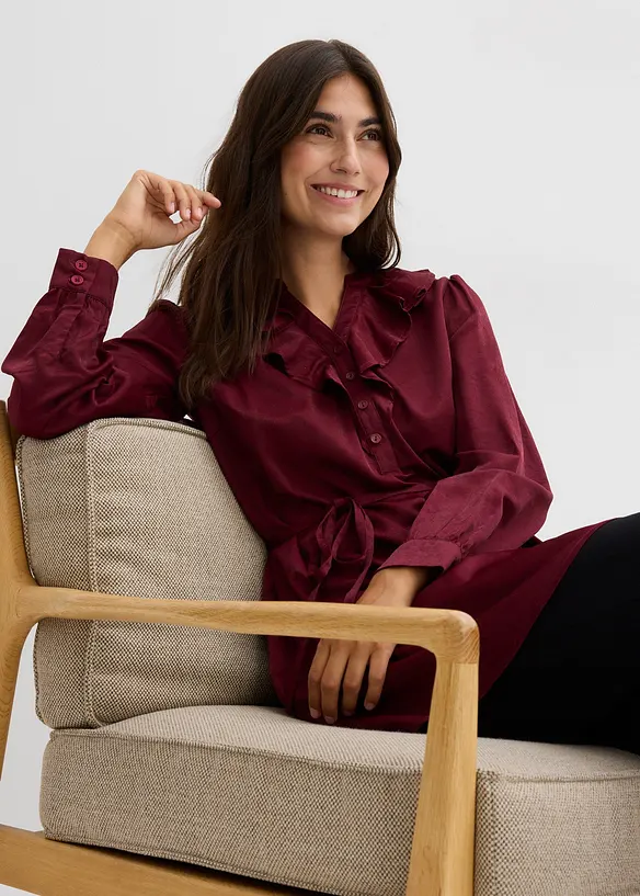 Blouse de grossesse en satin doux, bonprix