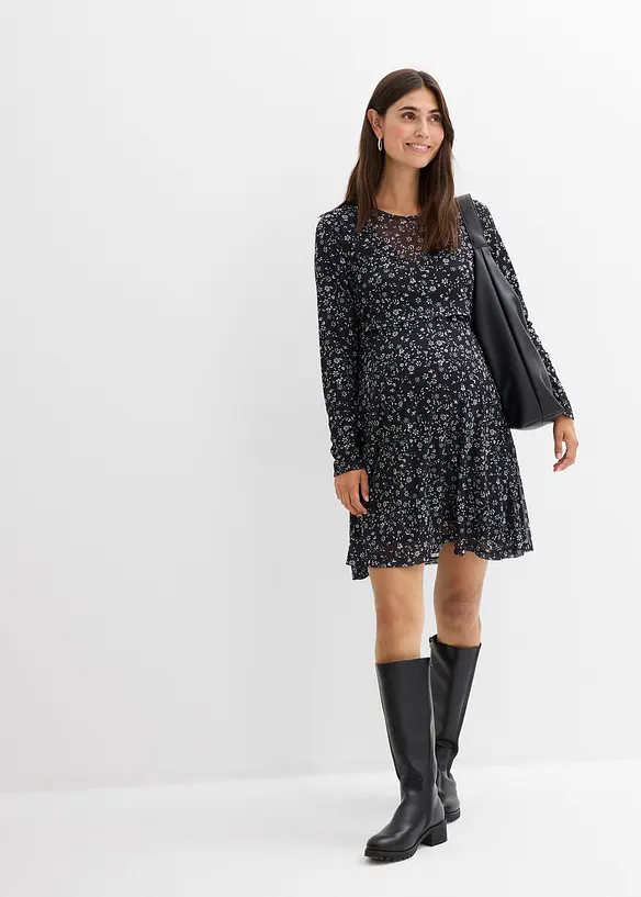 Robe de grossesse et d’allaitement à imprimé floral, bonprix