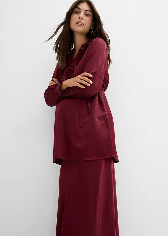 Jupe de grossesse en satin, bonprix