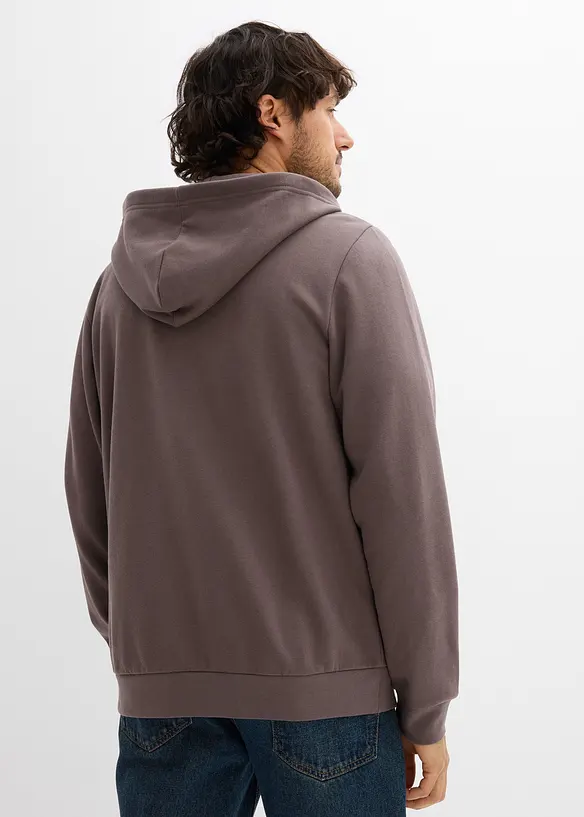 Sweat zippé à capuche, bonprix