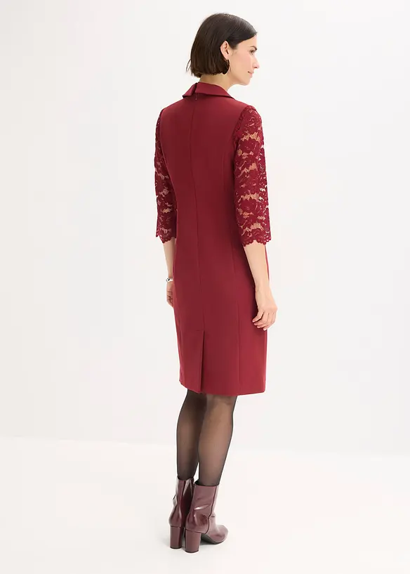 Robe blazer avec manches en dentelle, bonprix