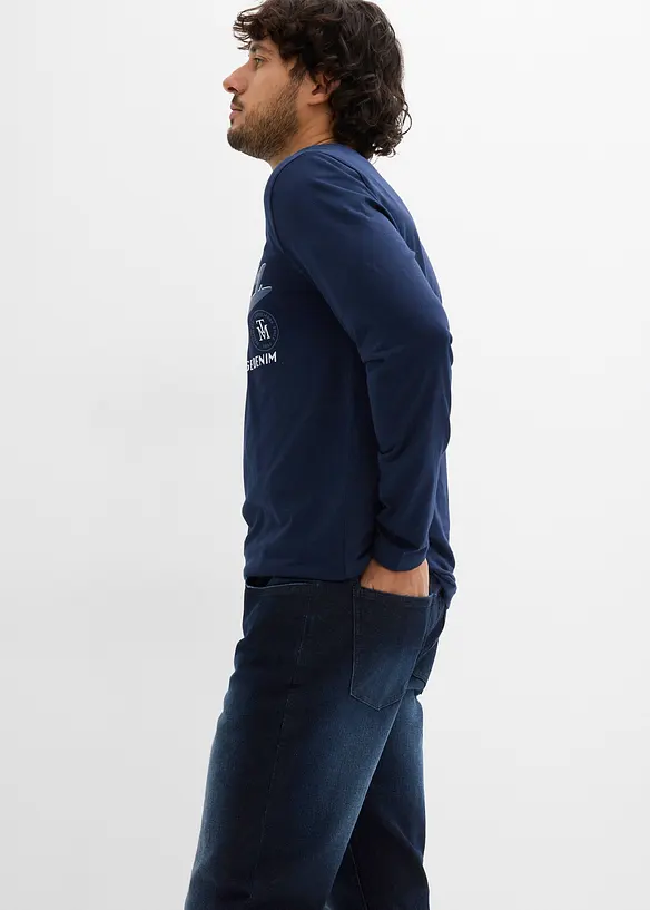 Jean droit extensible coupe confort, regular, bonprix