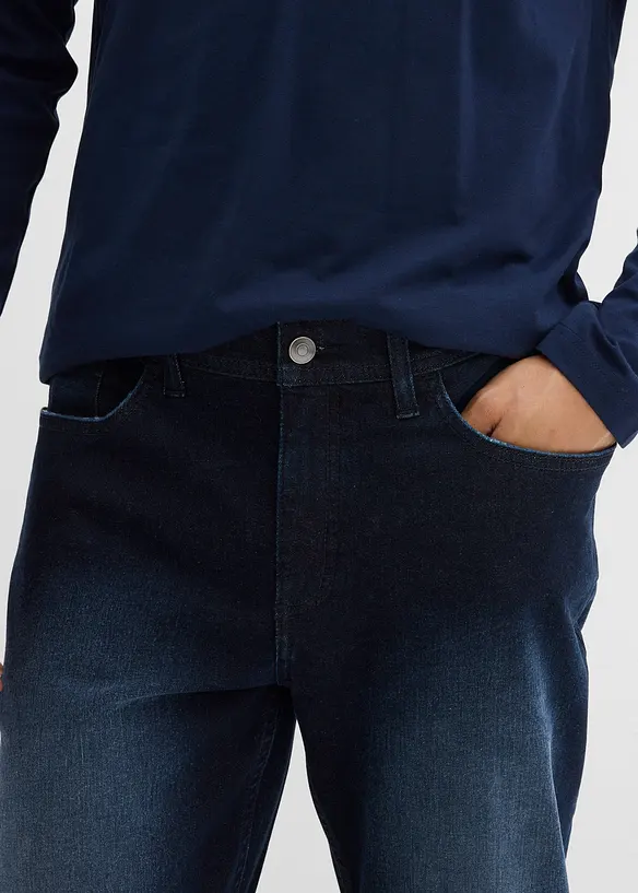 Jean droit extensible coupe confort, regular, bonprix