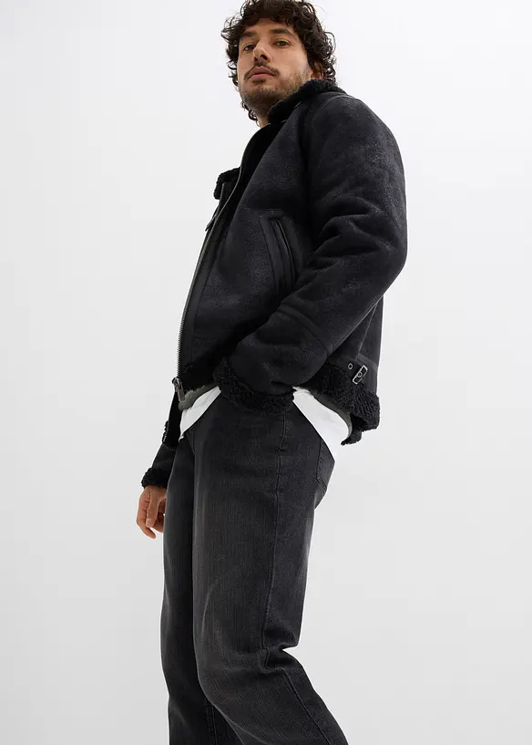 Jean slim extensible et léger, droit, bonprix