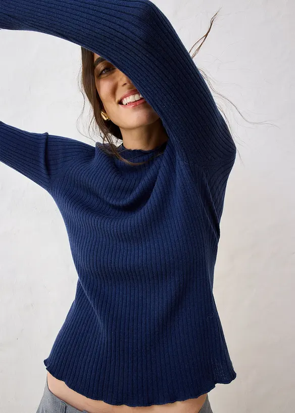 Pull en laine mérinos, bonprix
